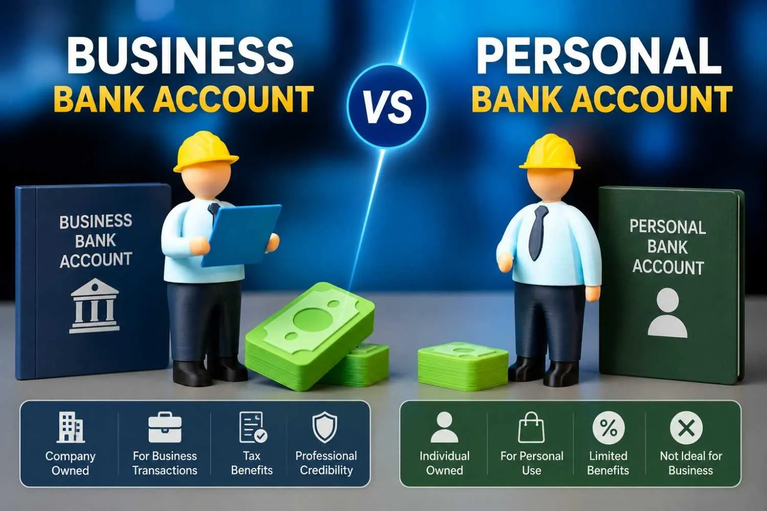 Business Bank Account vs Personal Bank Account: What's the Difference?