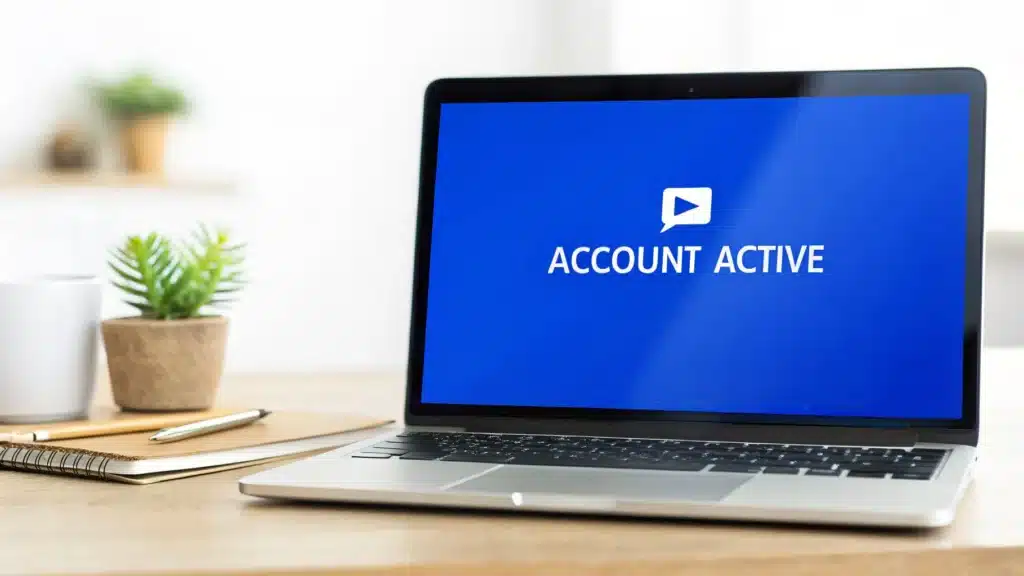 account actively